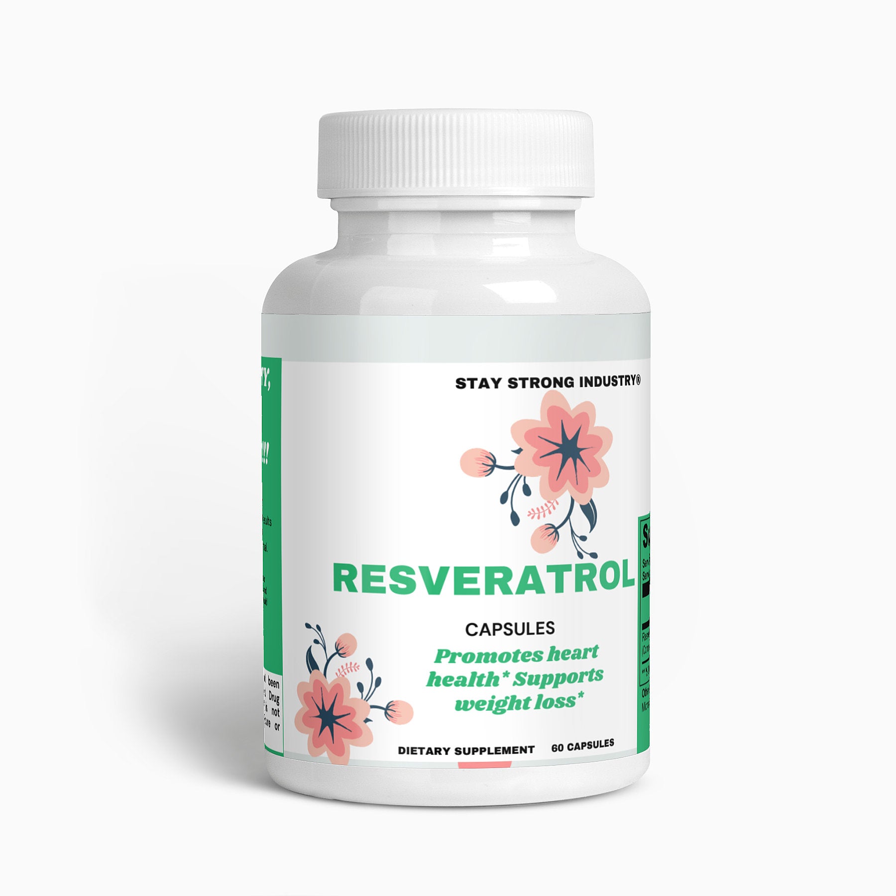 Resveratrol 50% 600mg  "STAY STRONG BEAUTY & SEXI" .