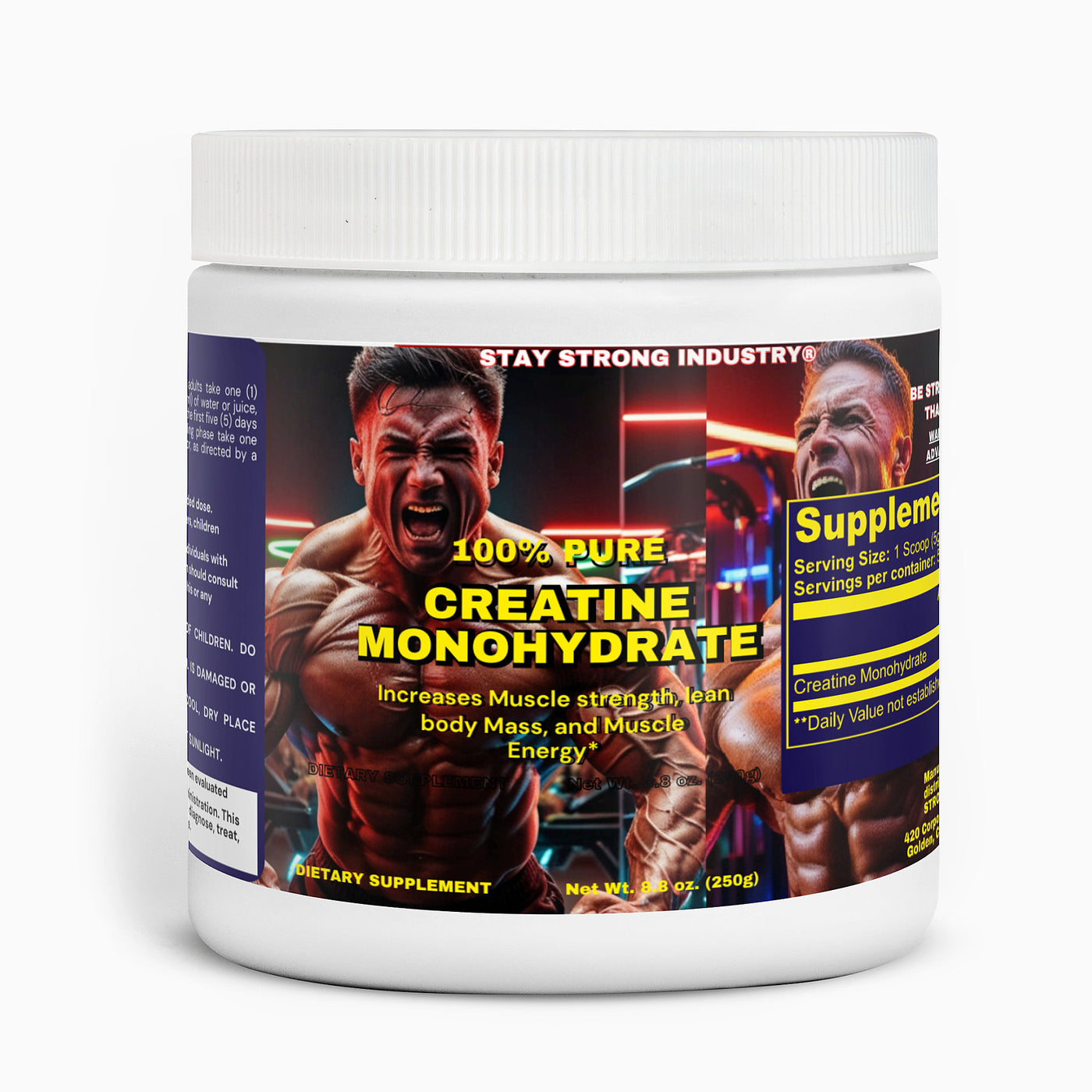 Creatine Monohydrate "STAY STRONG " LIMITED EDITION !!!