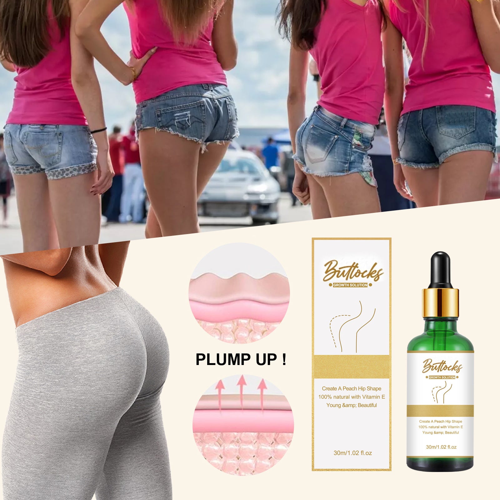 Hip Lifting And Hip Lifting Massage Firming Lifting Essential Oil