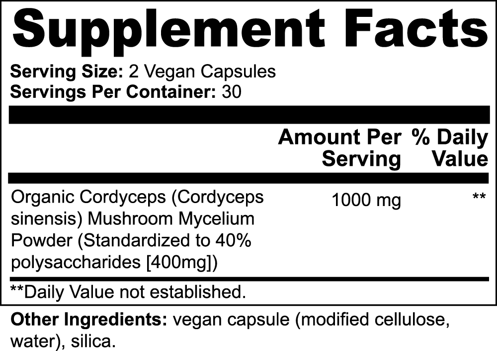 Cordyceps Mushroom "STAY STRONG "