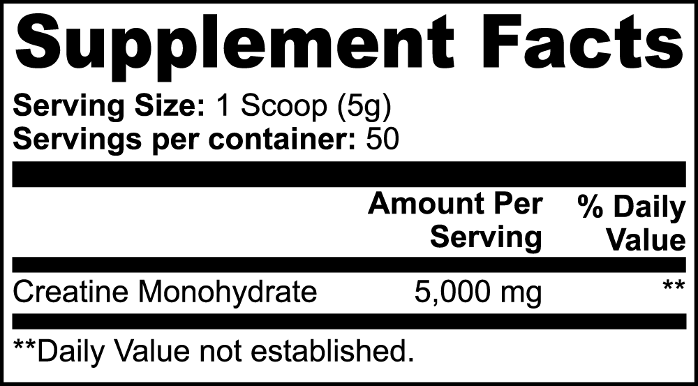 Creatine Monohydrate "STAY STRONG " LIMITED EDITION !!!