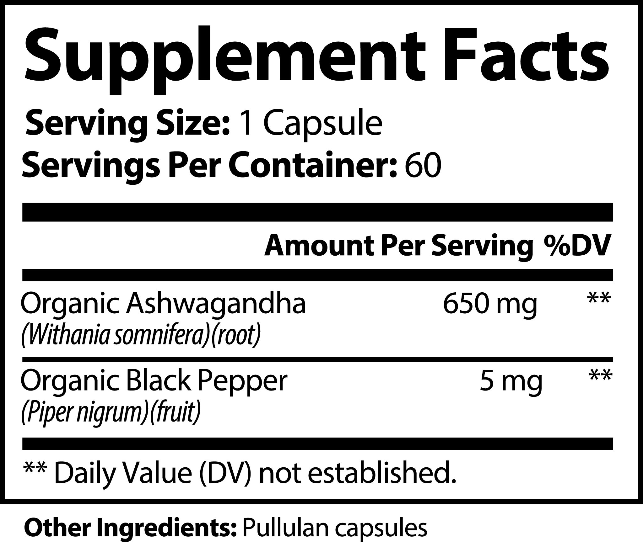 Ashwagandha "CORTIZOL REMOVER"