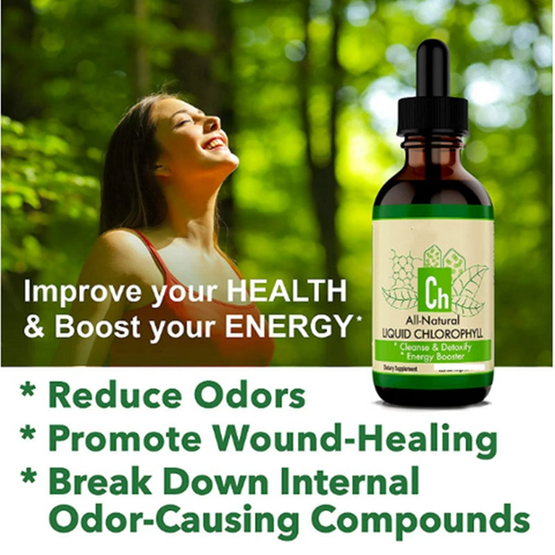 Natural Flavor Alcohol Free Chlorophyll Drops