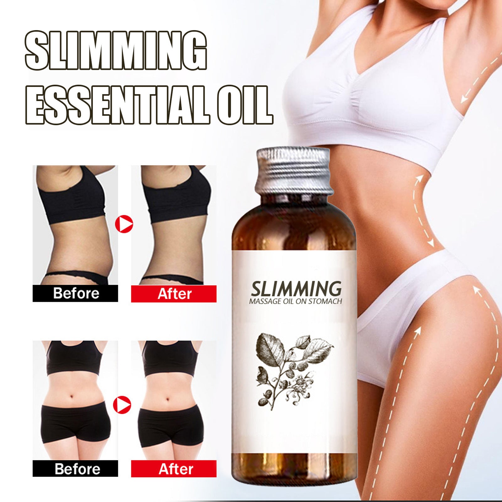 Natural Herbs Slimming Massage Oil